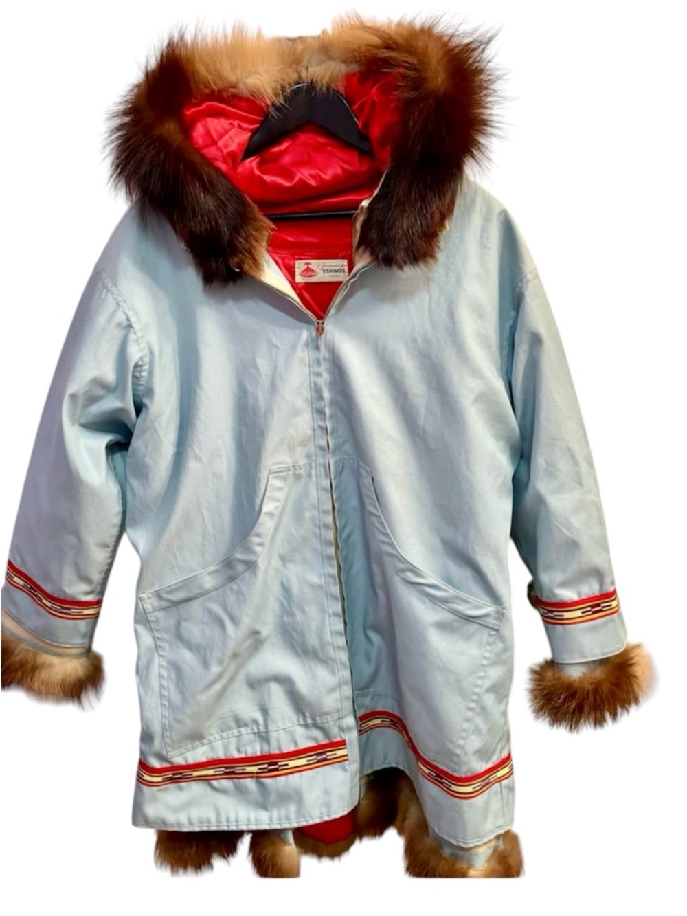 Vintage Holman Eskimo Collective Wool Parka with Wind Cover
